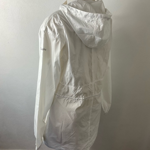 CHICAGO Cubs Columbia White Flashback Full-Zip Windbreaker Hoodie Jacket Sz S - Picture 4 of 6